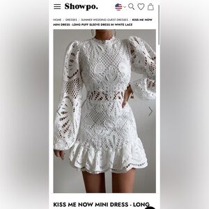 Showpo Kiss Me Now Dress New With Tags US Size 4